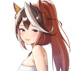 This is a pixiv picture whose title is トレーナーの心も射抜くルドルフ.