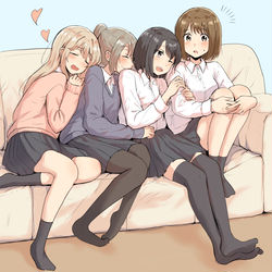 This is a pixiv picture whose title is 百合＋α.