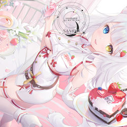 This is a pixiv picture whose title is 给B站主播画的一些稿子们.