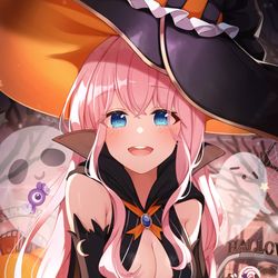 This is a pixiv picture whose title is 🎃👻Happy Halloween👻🎃.