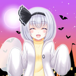 This is a pixiv picture whose title is ハロウィン妖夢.