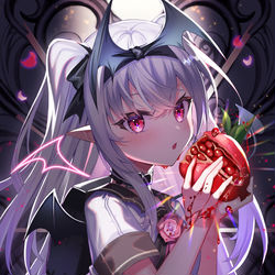 This is a pixiv picture whose title is ザクロは血の味.