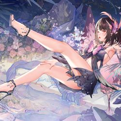 This is a pixiv picture whose title is Slip.