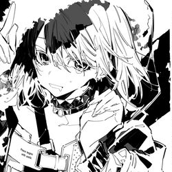 This is a pixiv picture whose title is モノクロ.