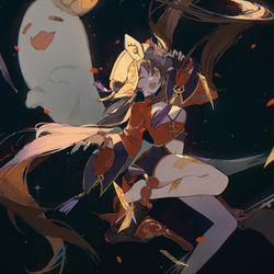 This is a pixiv picture whose title is 胡桃.