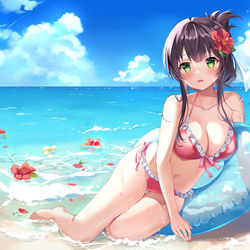 This is a pixiv picture whose title is Summer🌺.