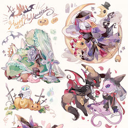 This is a pixiv picture whose title is Halloween!.