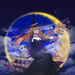This is a pixiv picture whose title is HAPPY HALLOWEEN.