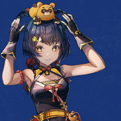 This is a pixiv picture whose title is ☆.