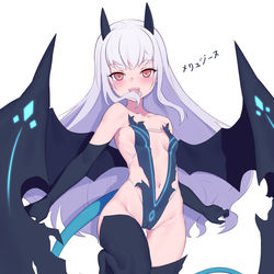 This is a pixiv picture whose title is 青涩的恶魔.