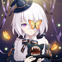 This is a pixiv picture whose title is Halloween Night🎃.