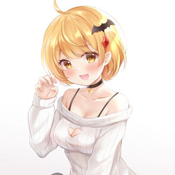This is a pixiv picture whose title is 夜空メル.