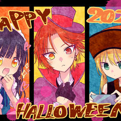 This is a pixiv picture whose title is ハッピーハロウィン（遅刻）.