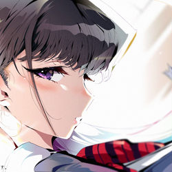 This is a pixiv picture whose title is 古見さん、.