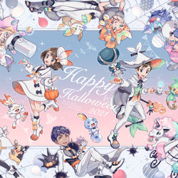 This is a pixiv picture whose title is HAPPY HALLOWEEN 2021!!!.
