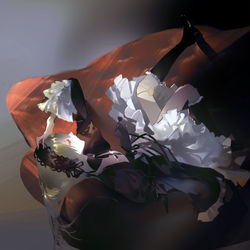 This is a pixiv picture whose title is 水银灯.