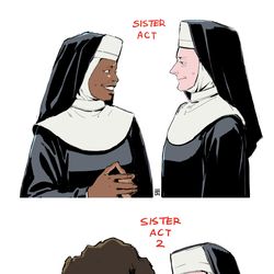 This is a pixiv picture whose title is Sister Act（天使にラブソングを）関連.