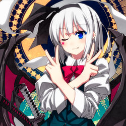 This is a pixiv picture whose title is ハロウィン吸血鬼妖夢ちゃん！.