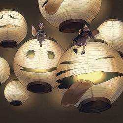 This is a pixiv picture whose title is 和ランタン.