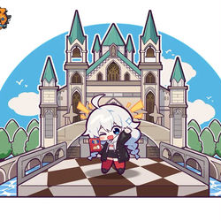 This is a pixiv picture whose title is 崩坏三仕事绘.