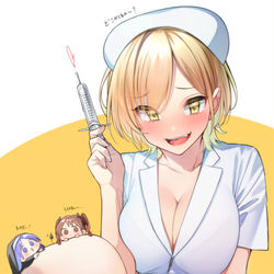 This is a pixiv picture whose title is 「イタズラしちゃうわよ？♡」.
