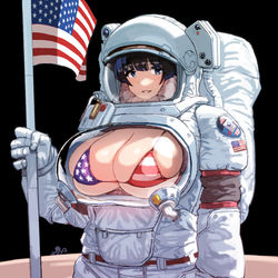 This is a pixiv picture whose title is 月面着陸🚀💖.