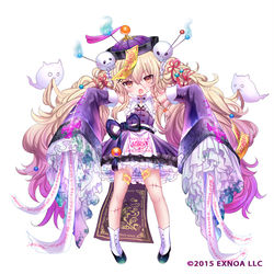 This is a pixiv picture whose title is 【仕事絵】クコ(不死のあやかし).