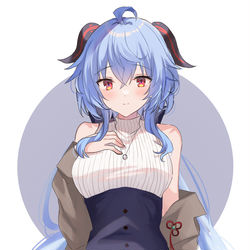 This is a pixiv picture whose title is 私服甘雨さん.