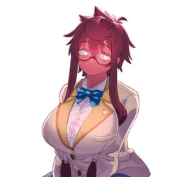 This is a pixiv picture whose title is 制服ルルルゥ.