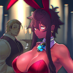 This is a pixiv picture whose title is バニールルルゥとノイジーとか.