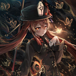 This is a pixiv picture whose title is 胡桃.