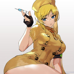 This is a pixiv picture whose title is 【GGST ミリアちゃん】.