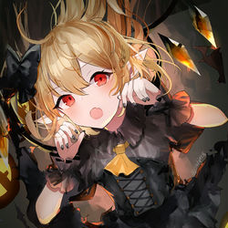 This is a pixiv picture whose title is ハロウィンフランちゃん.