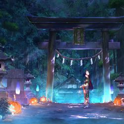 This is a pixiv picture whose title is 式神.