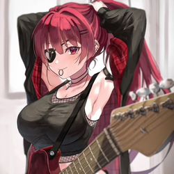 This is a pixiv picture whose title is 🎸.