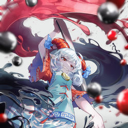 This is a pixiv picture whose title is 無敗の剛欲同盟長.