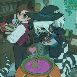 This is a pixiv picture whose title is Happy Halloween.