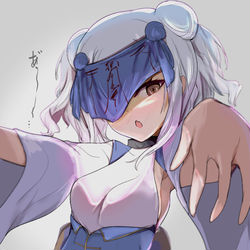 This is a pixiv picture whose title is ハロウィンコスプレ　キョンシーメリュ子.