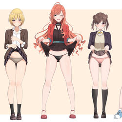 This is a pixiv picture whose title is おパンツ！.