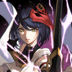 This is a pixiv picture whose title is 九条裟羅.