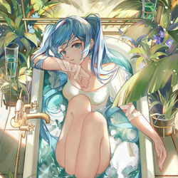 This is a pixiv picture whose title is 温室.