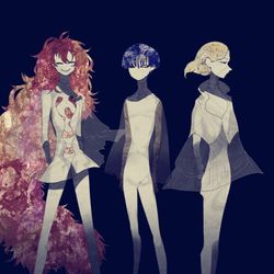 This is a pixiv picture whose title is 宝石の国.