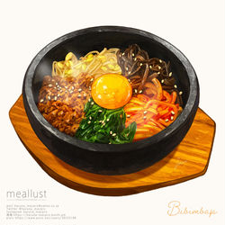 This is a pixiv picture whose title is Bibimbap.