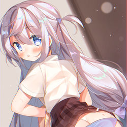 This is a pixiv picture whose title is 🌂.