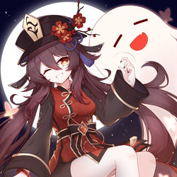 This is a pixiv picture whose title is 胡桃桃桃桃❤.