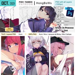 This is a pixiv picture whose title is Oct 2021.