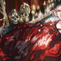 This is a pixiv picture whose title is 『NIGHT QUEEN』 Seraph.