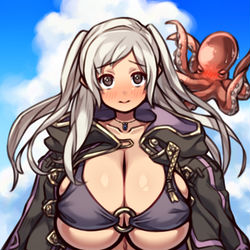This is a pixiv picture whose title is skeb女ルフレ.