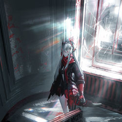This is a pixiv picture whose title is 深红之渊· Finale.
