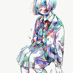 This is a pixiv picture whose title is せのび.